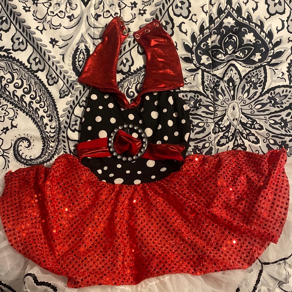 Red dress little girls